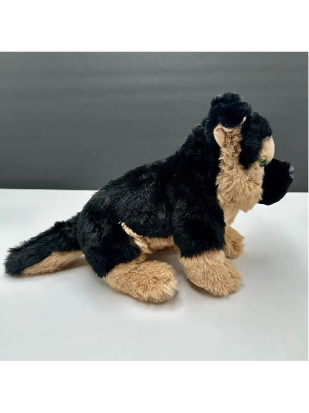 Vanlinny German Shepherd Puppy with Tag 13 Inch Plush Stuffed Animal Soft Cuddly
